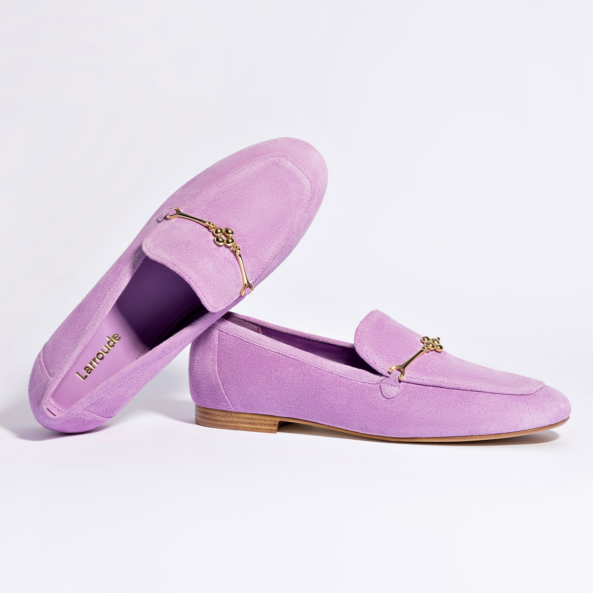 Katherine Loafer In Lilac Suede