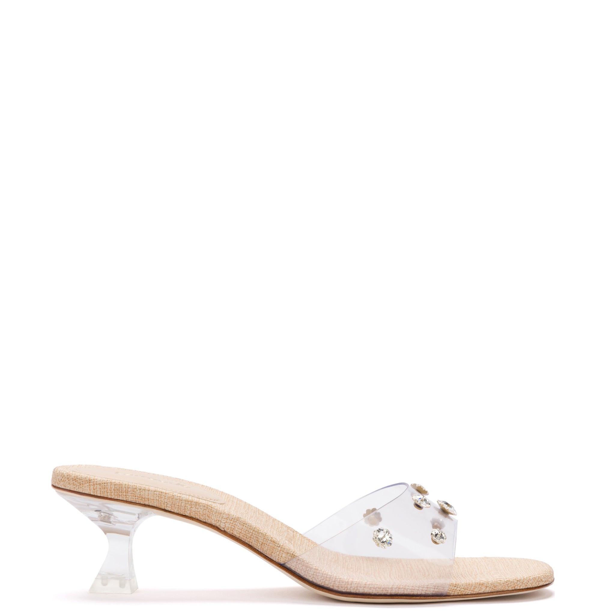 Clear lucite sandals online