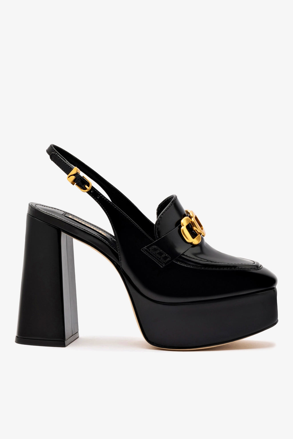 Harrington Loafer Hi In Black Box Leather – Larroude