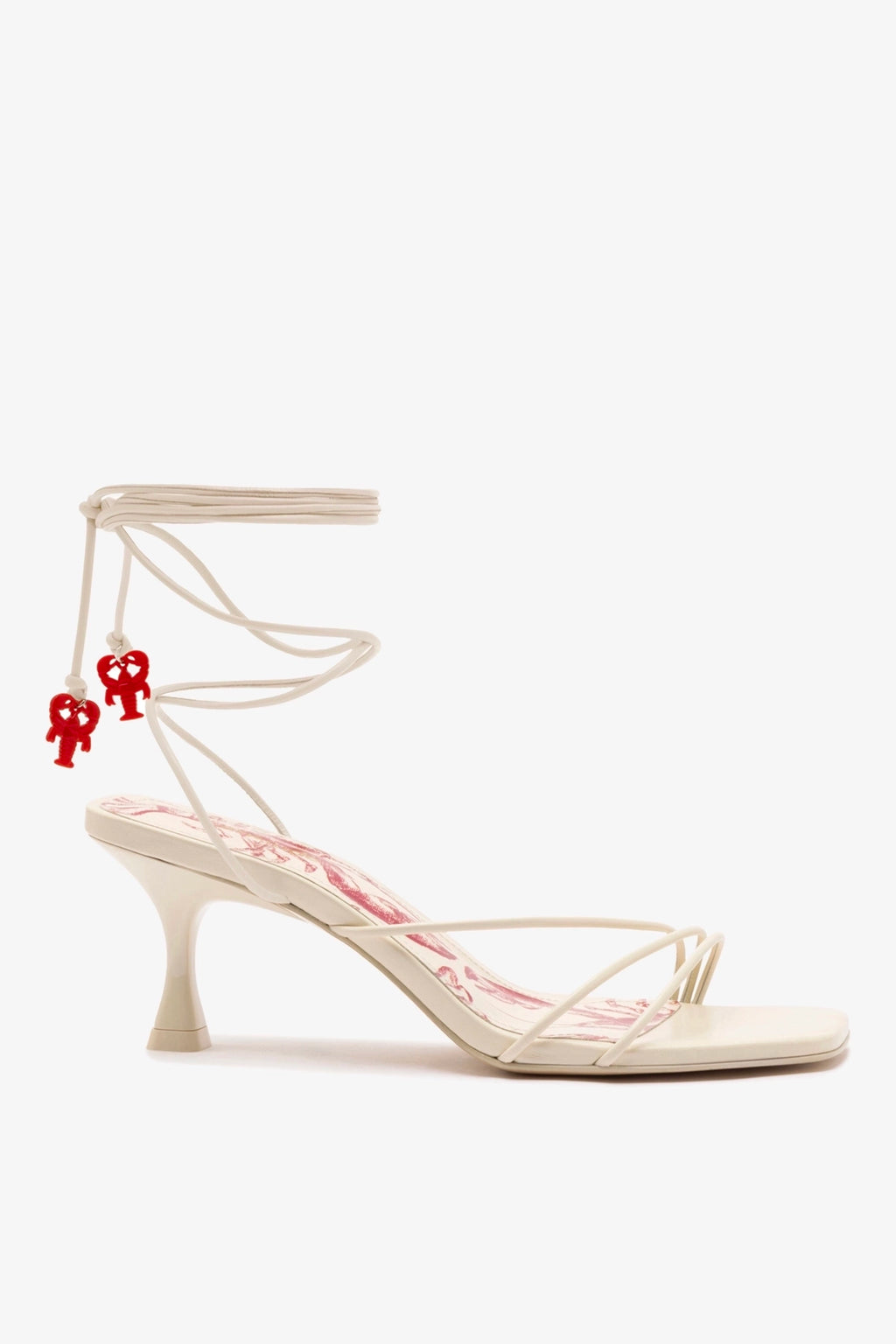 319　Nadia S Nadia Sandal In Ivory Leather – Larroude