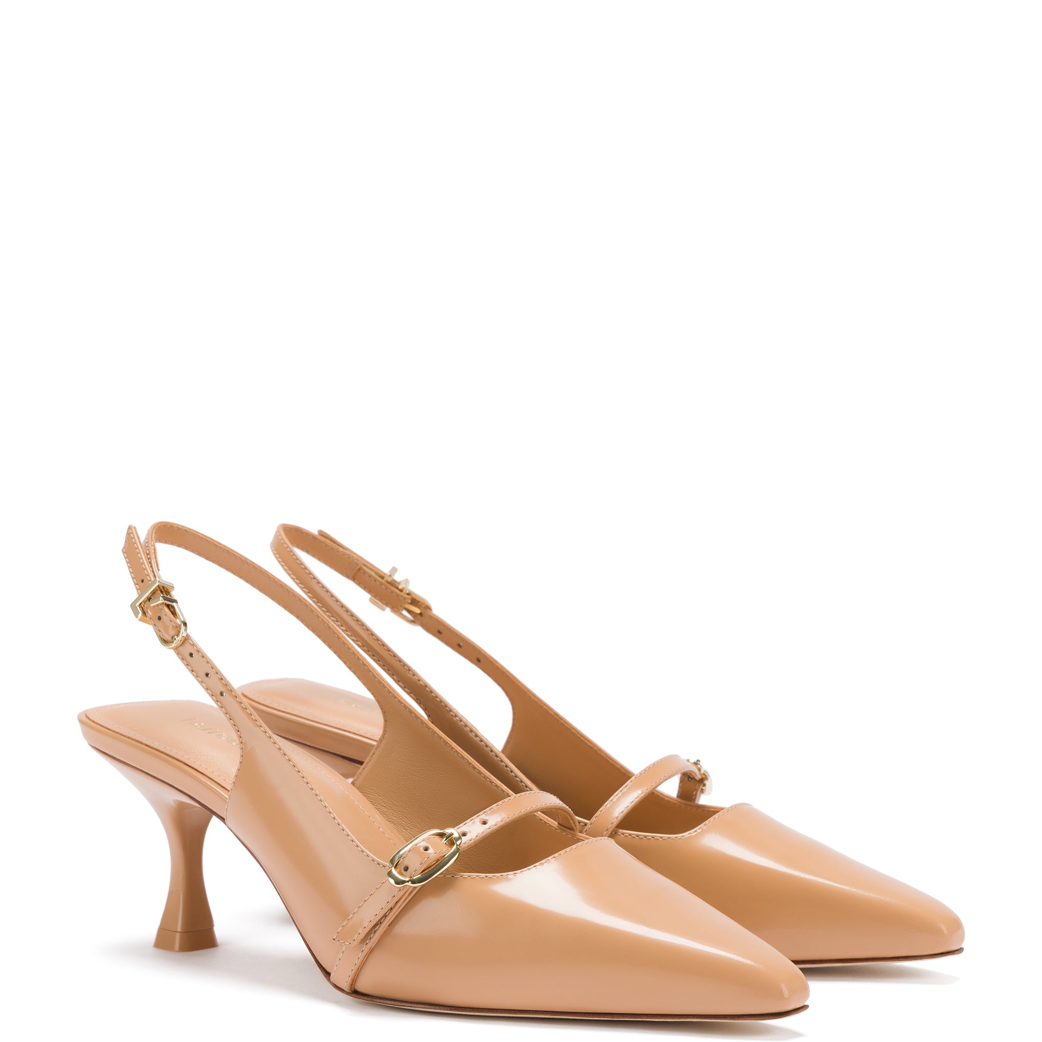 Ines Pump In Tan Leather