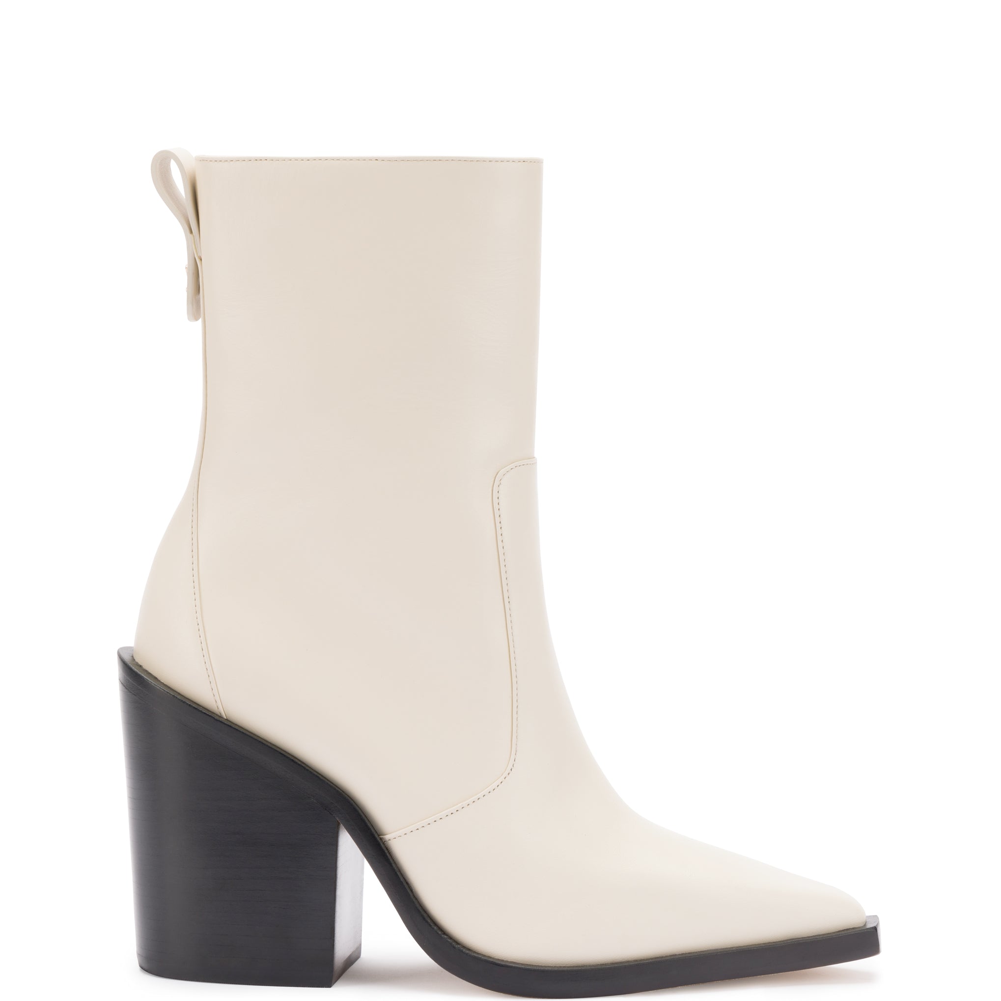 James Boot In Ivory Leather