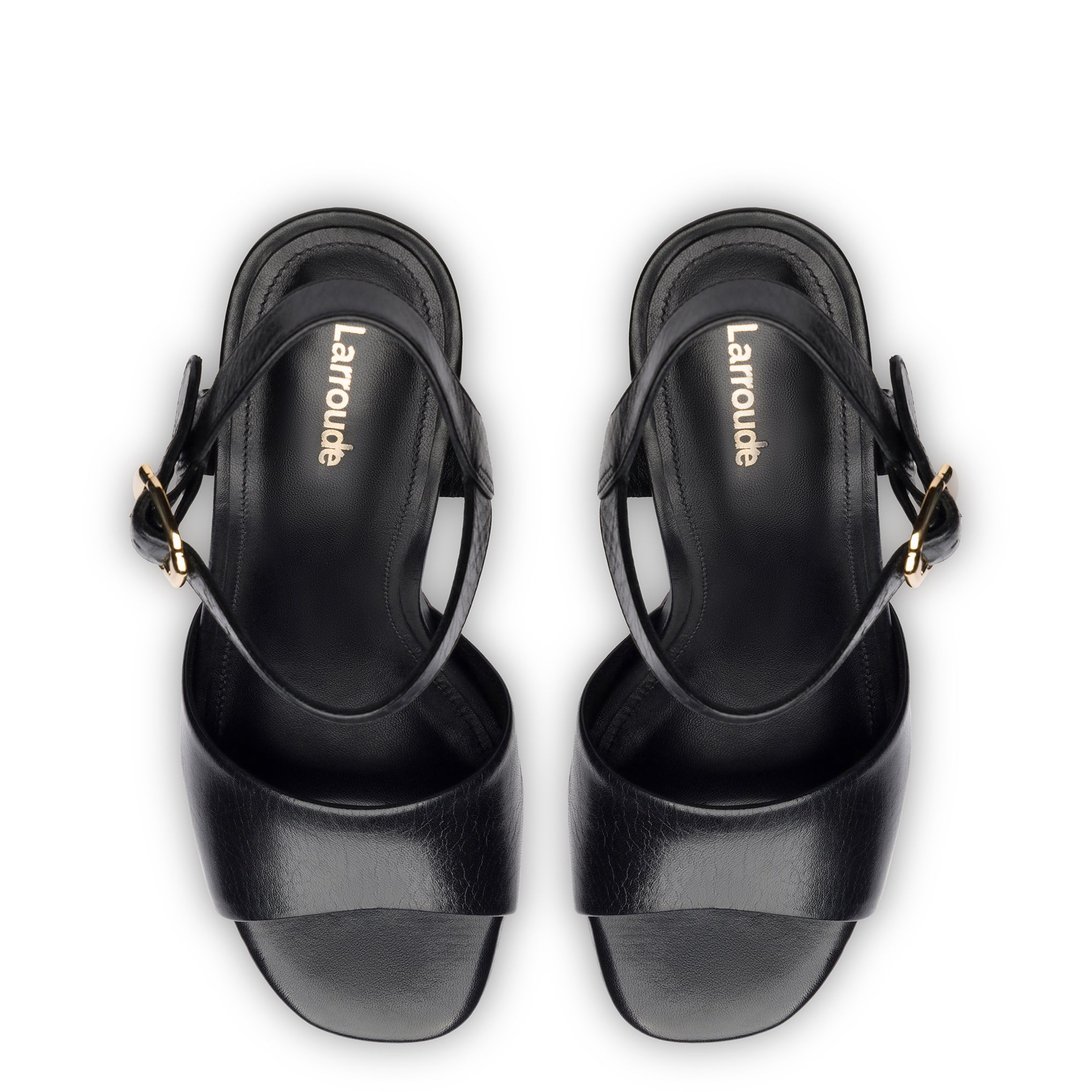 Vanessa Platform Sandal In Black Leather