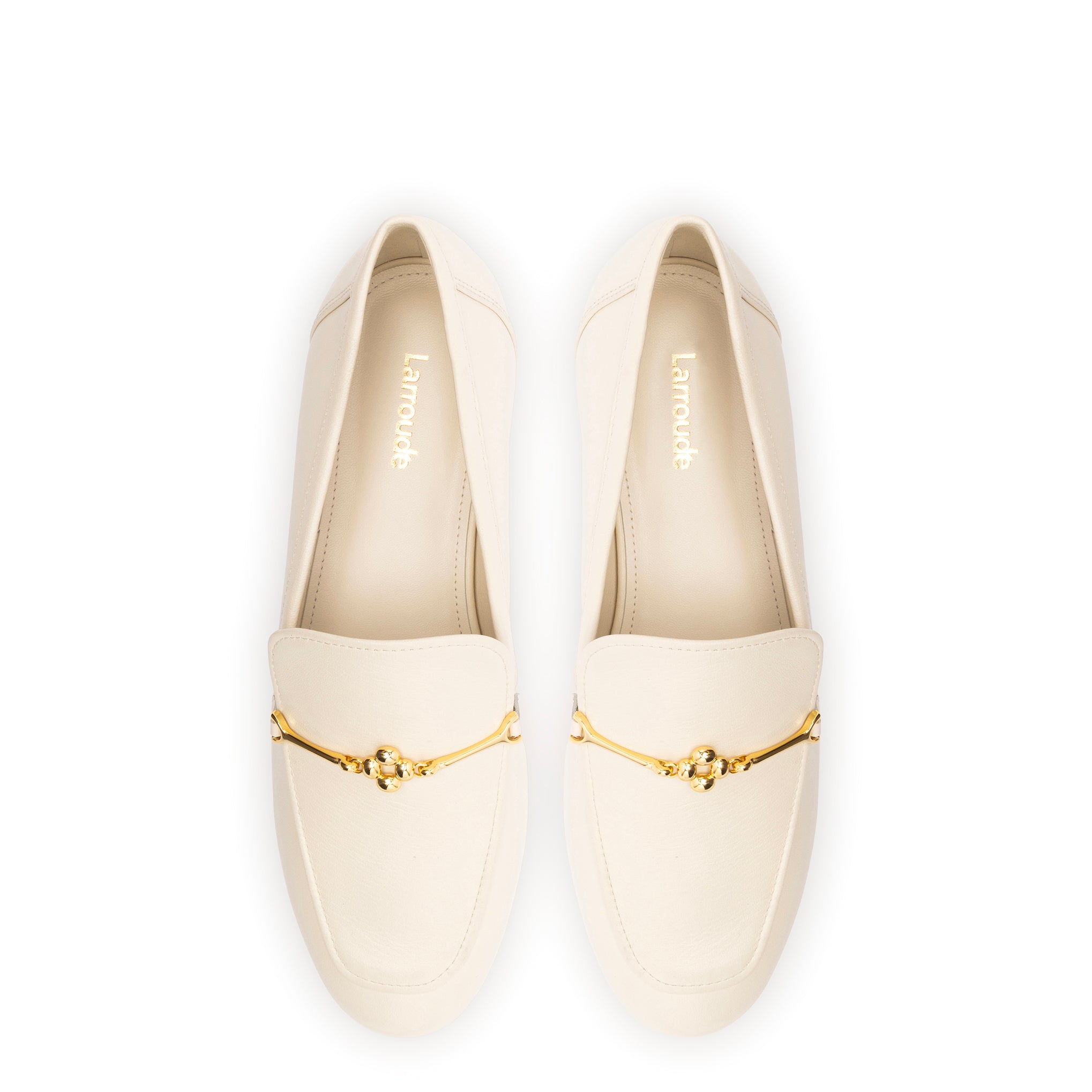 Katherine Loafer In Ivory Leather