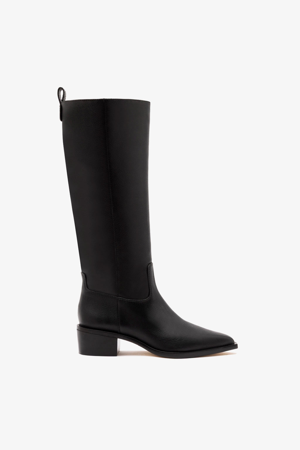 Florencia Boot In Black Leather – Larroude