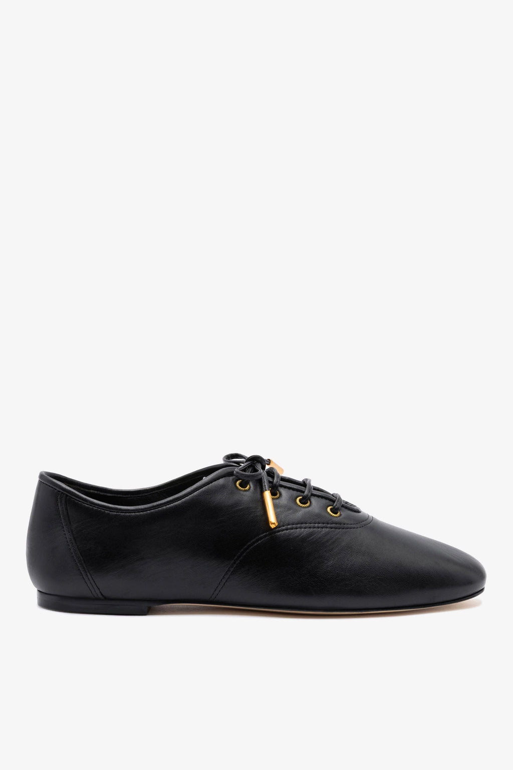 Liza Sneaker In Black Leather - Sneakers - Larroudé – Larroude