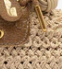 Natural Crochet and Russet Leather