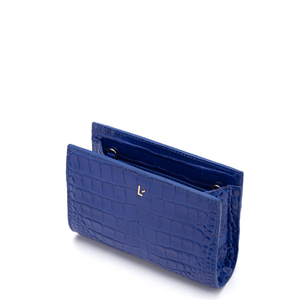 Clutches Moncler - Royal blue leather Pouch GM - D209A50024007504770