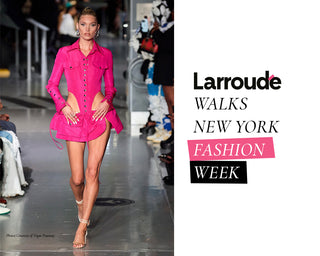 Larroudé Walks #NYFW