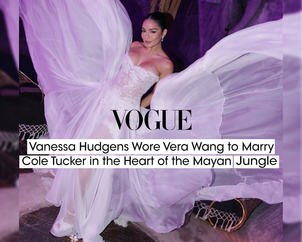 Vanessa Hudgens Wears Larroudé in Her Mayan Jungle Wedding