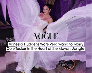 Vanessa Hudgens Wears Larroudé in Her Mayan Jungle Wedding