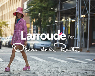 Introducing Larroudé x Oscar de la Renta