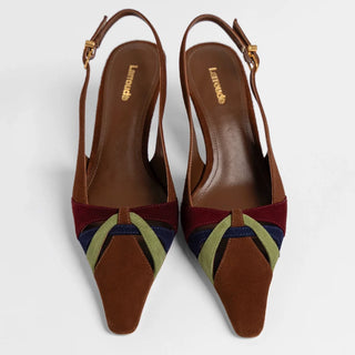 Slingback pump