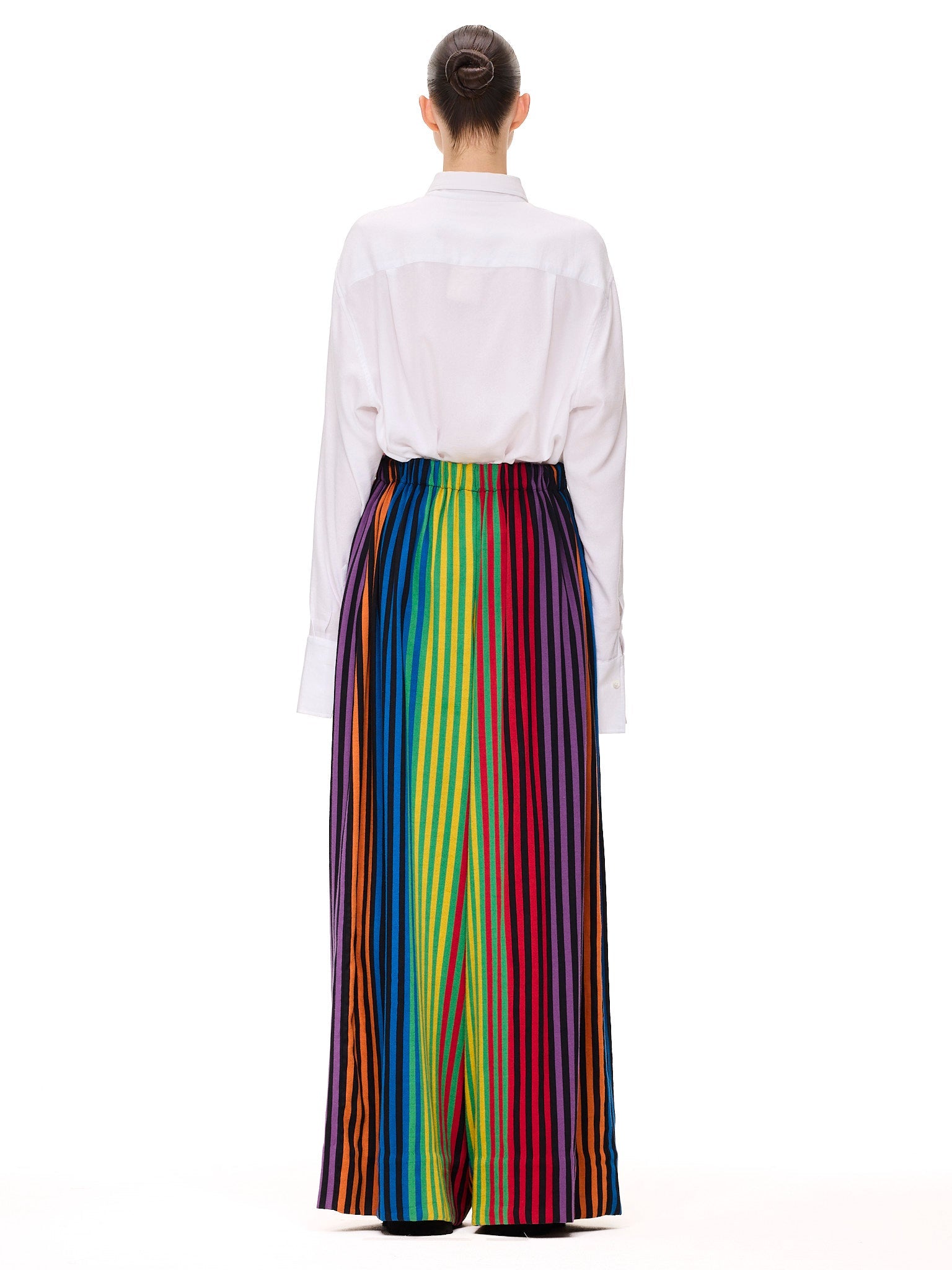 The Wide Leg Pant : Stripe 46