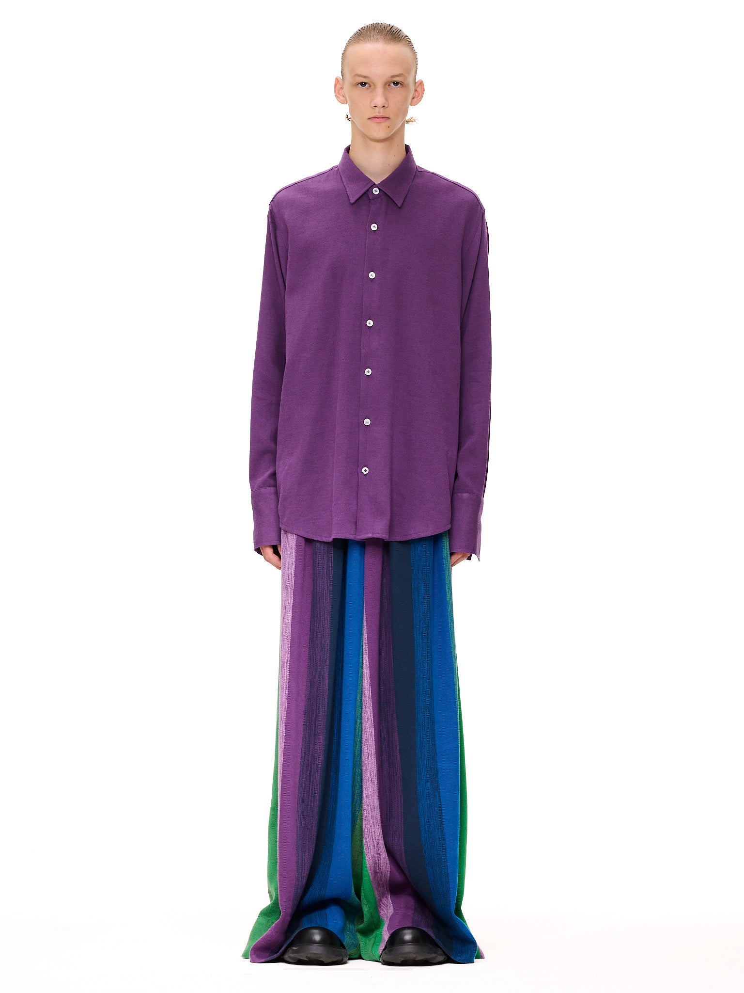 The French Cuff Shirt : Purple