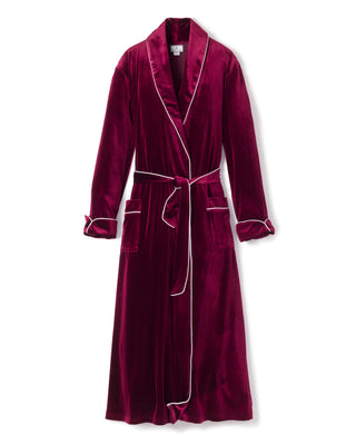 Royal Garnet Velour Robe