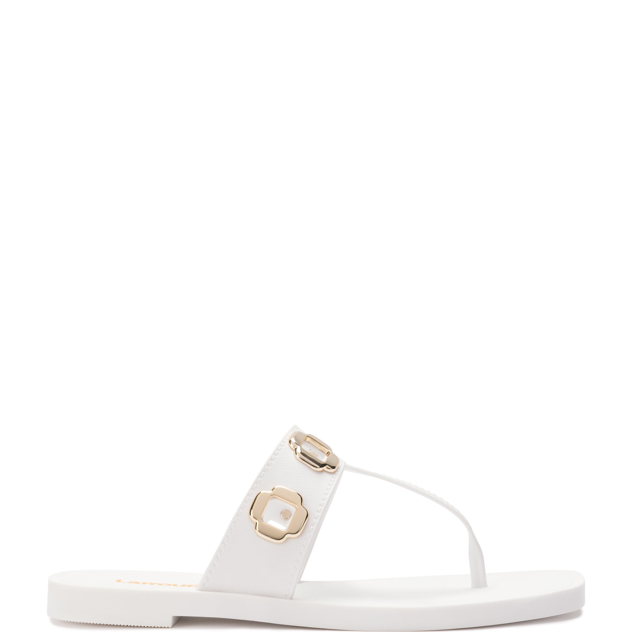 Ferragamo guineas discount white flip flops