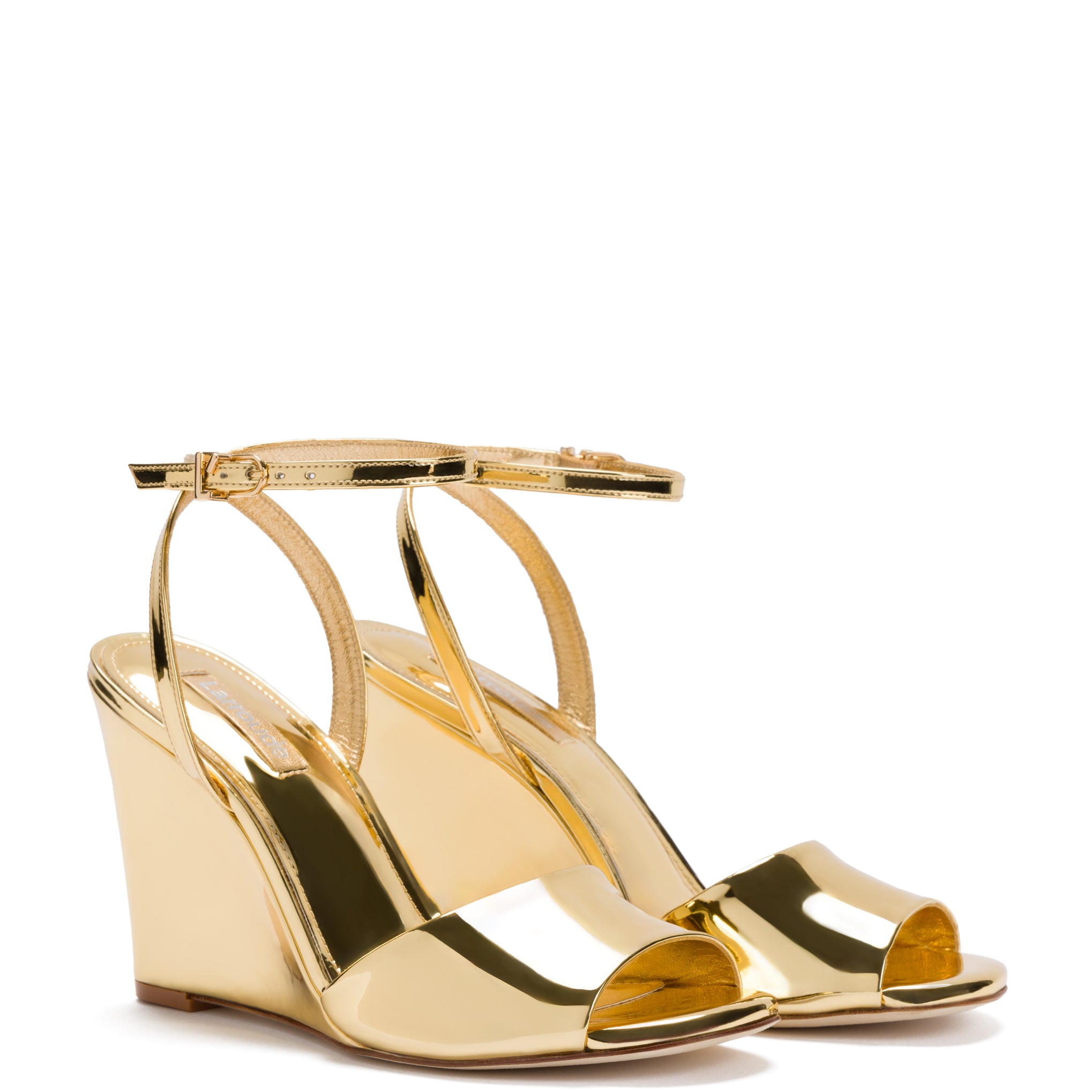 Yves Wedge In Gold Specchio