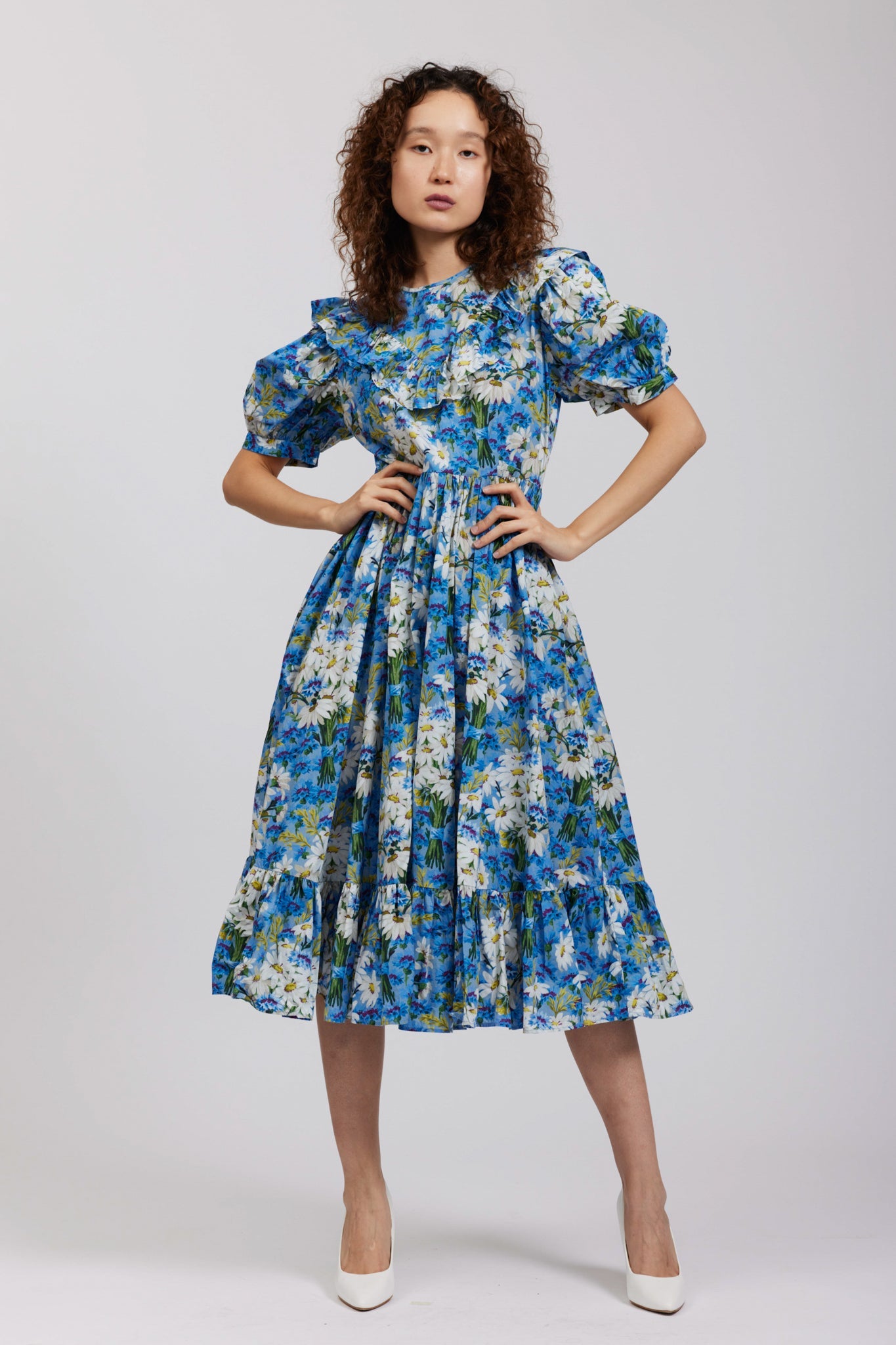 Laura Ashley x Batsheva May Dress in Mirfield - Larroude