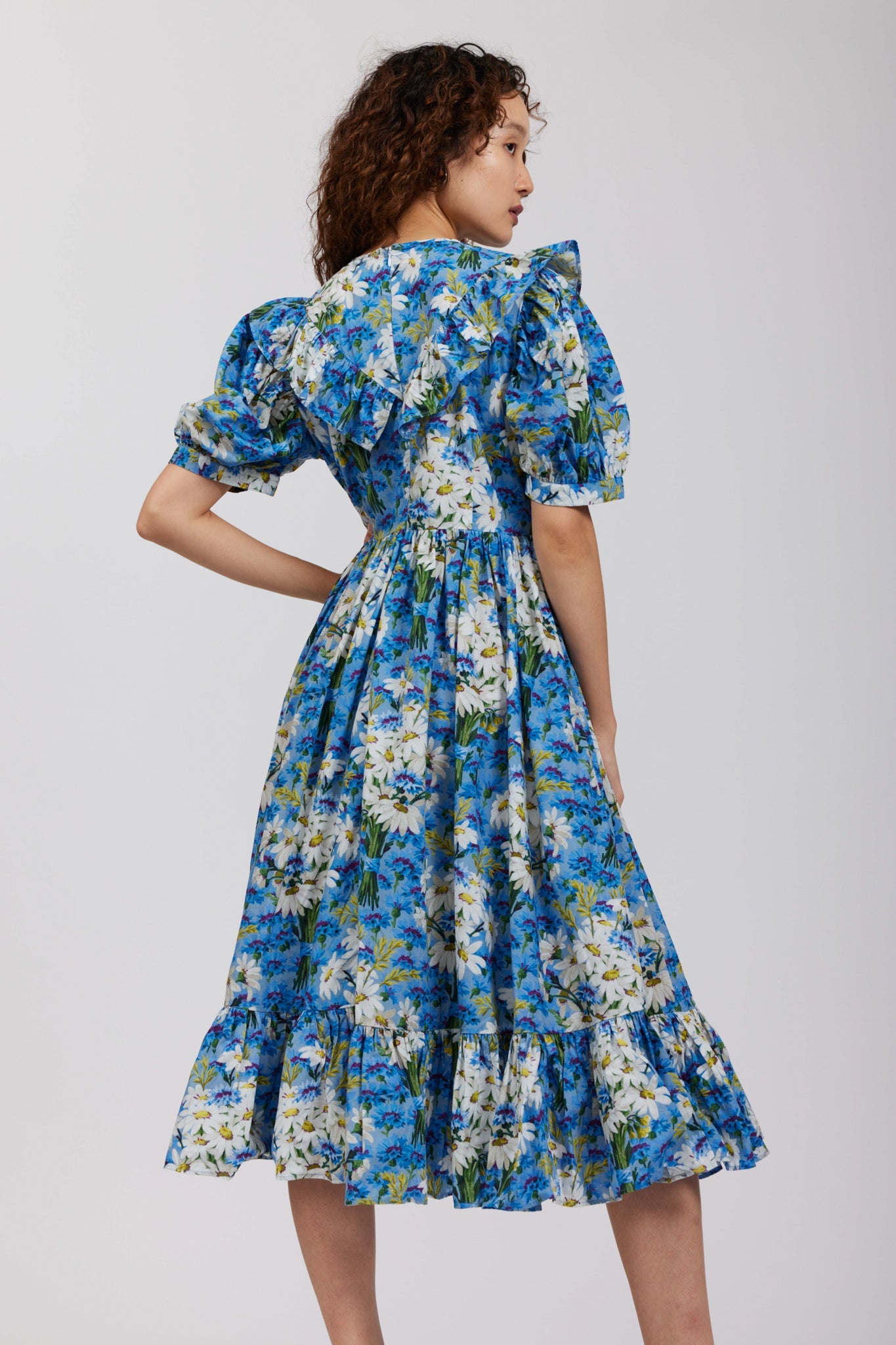 Laura Ashley x Batsheva May Dress in Mirfield