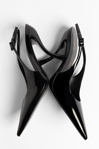 Larroudé by Nicolò B.: Grace Pump Black Patent Leather Pump Larroudé x Nicolò Beretta