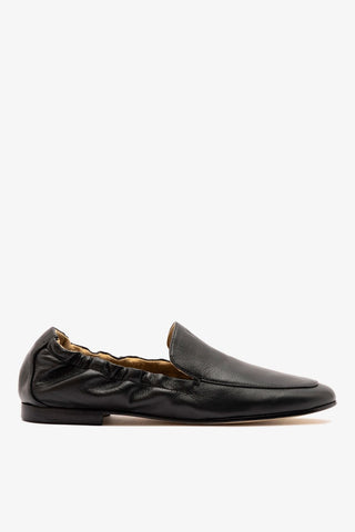 Penny Light Loafer Black Leather Loafer Larroudé