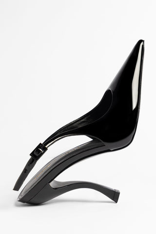 Larroudé by Nicolò B.: Grace Pump Black Patent Leather Pump Larroudé x Nicolò Beretta