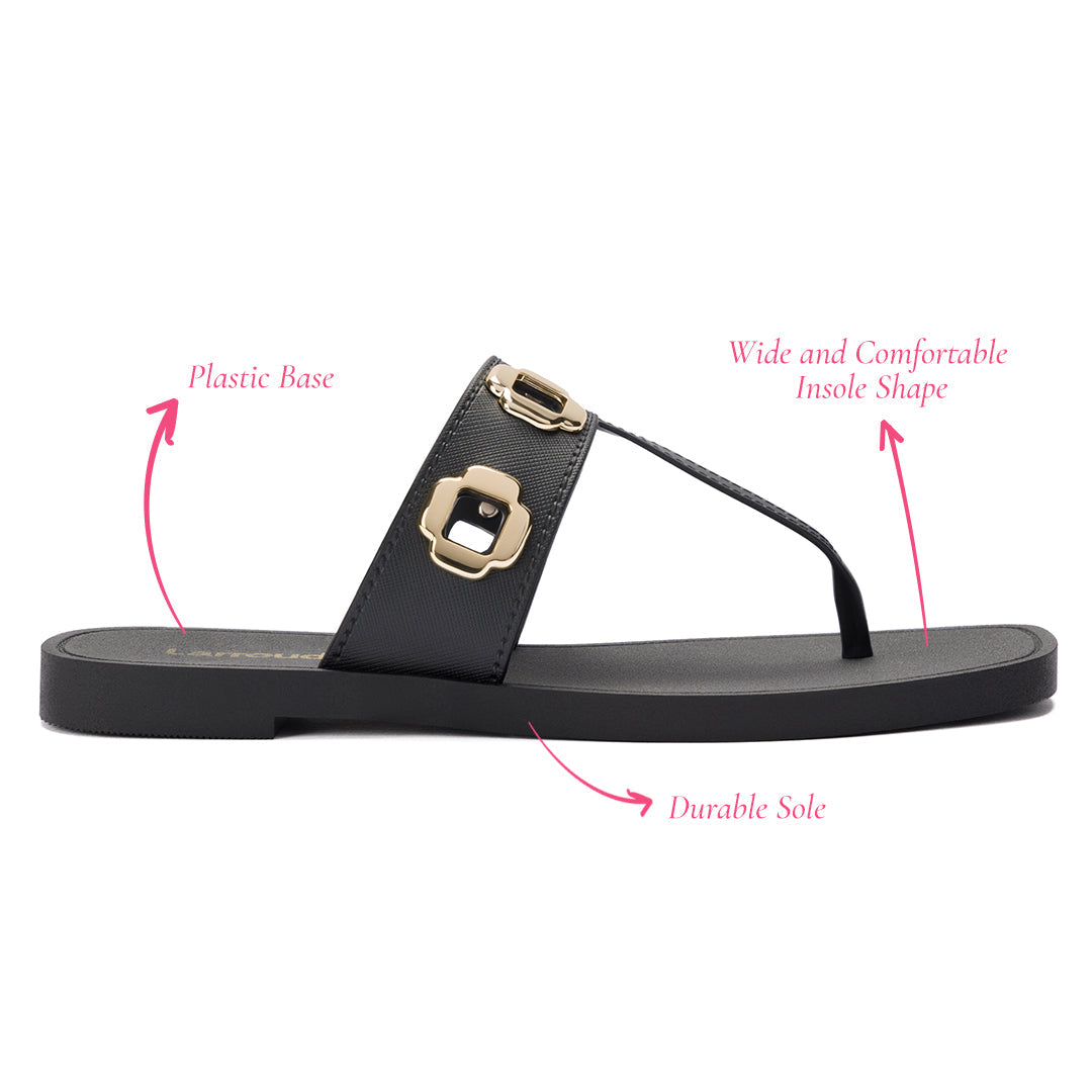 Jessie buckle thong fashion sandals