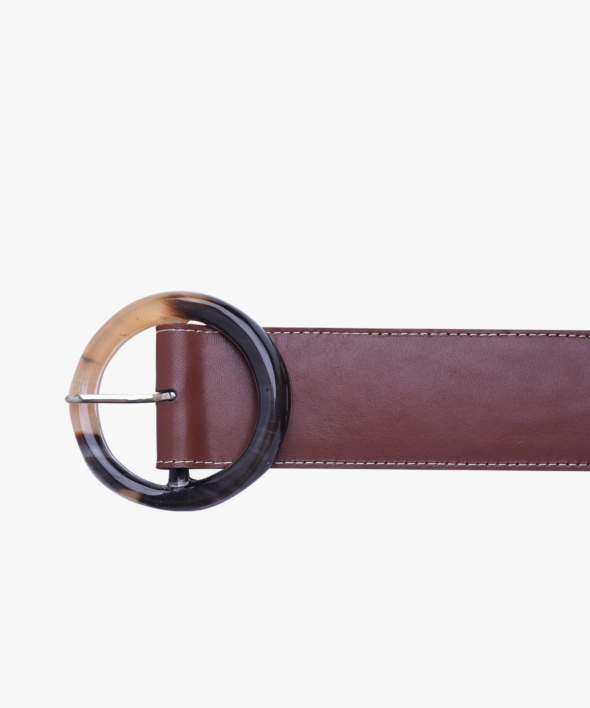 Azza Wide Belt in Leather