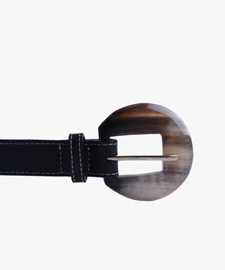 Azza Round Belt in Leather