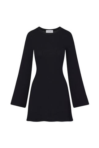 Bell Sleeve Mini Dress in Modal Knit