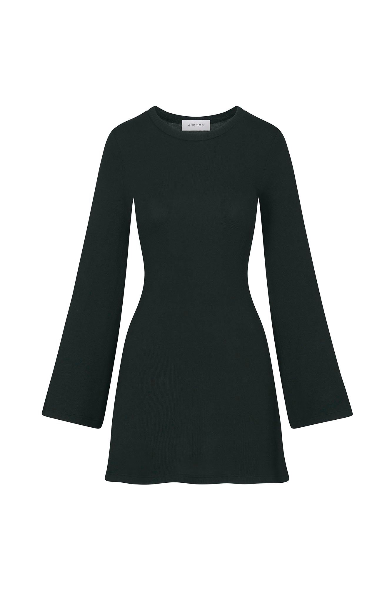 Bell Sleeve Mini Dress in Modal Knit