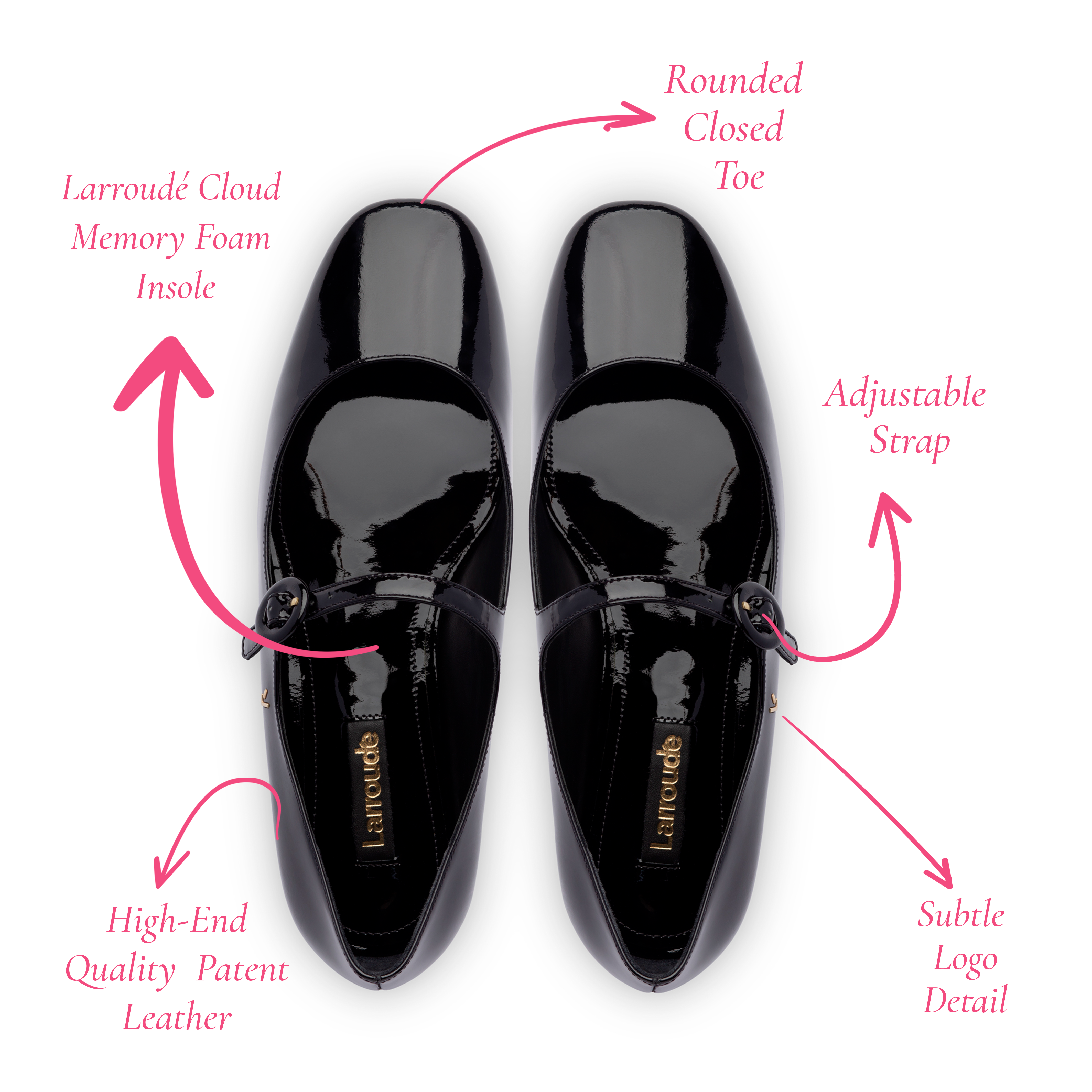 Blair Ballet Flat In Black Patent
