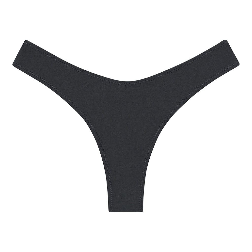 Charcoal Lulu (Zig-Zag Stitch) Bikini Bottom