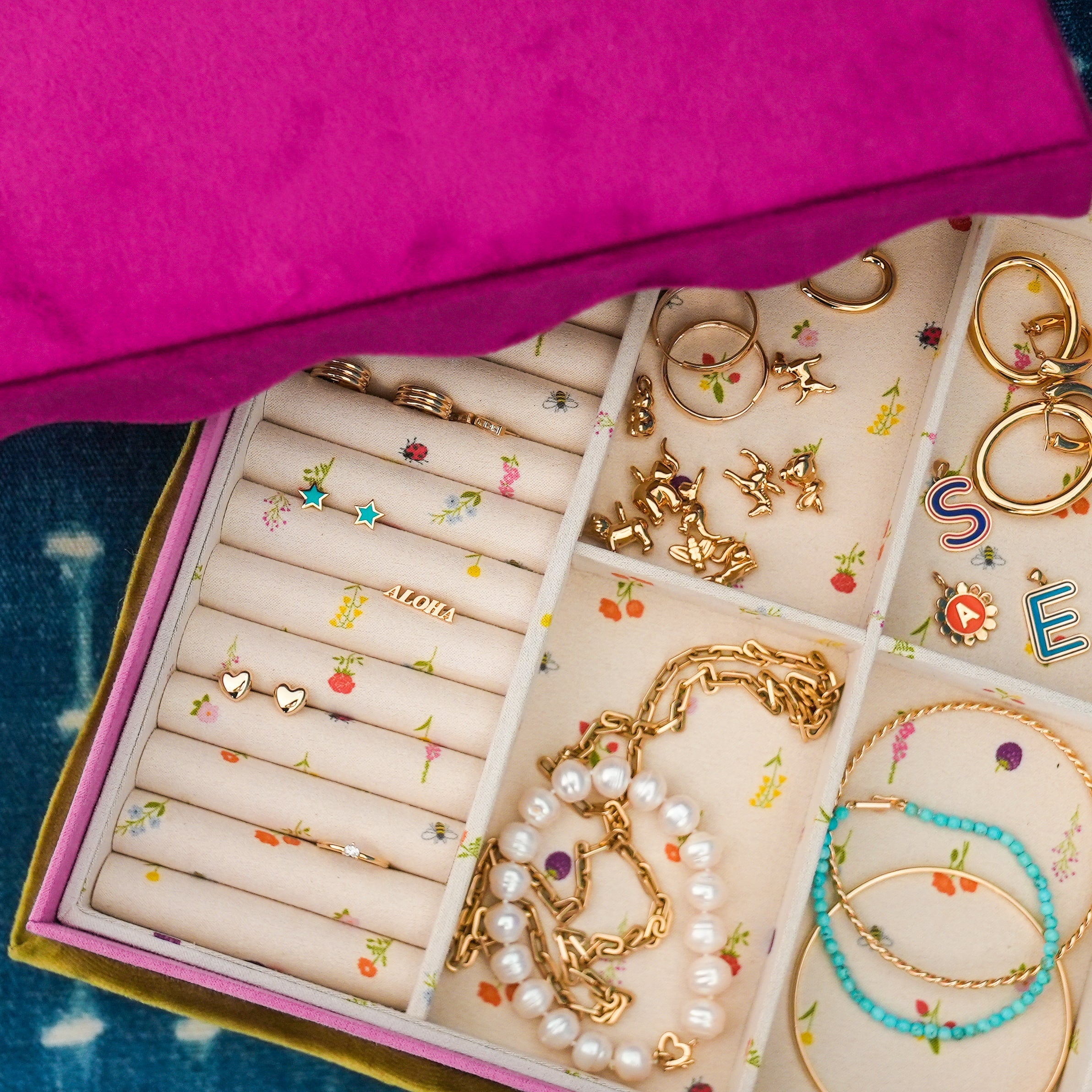 Scalloped Floret Jewelry Box