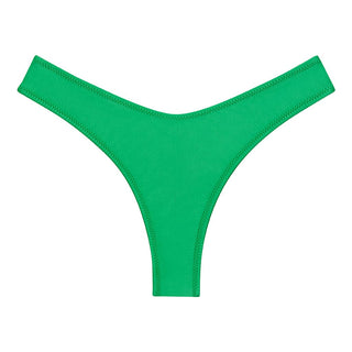 Parte inferior del bikini Lulu Emerald Shimmer (costura en zigzag)