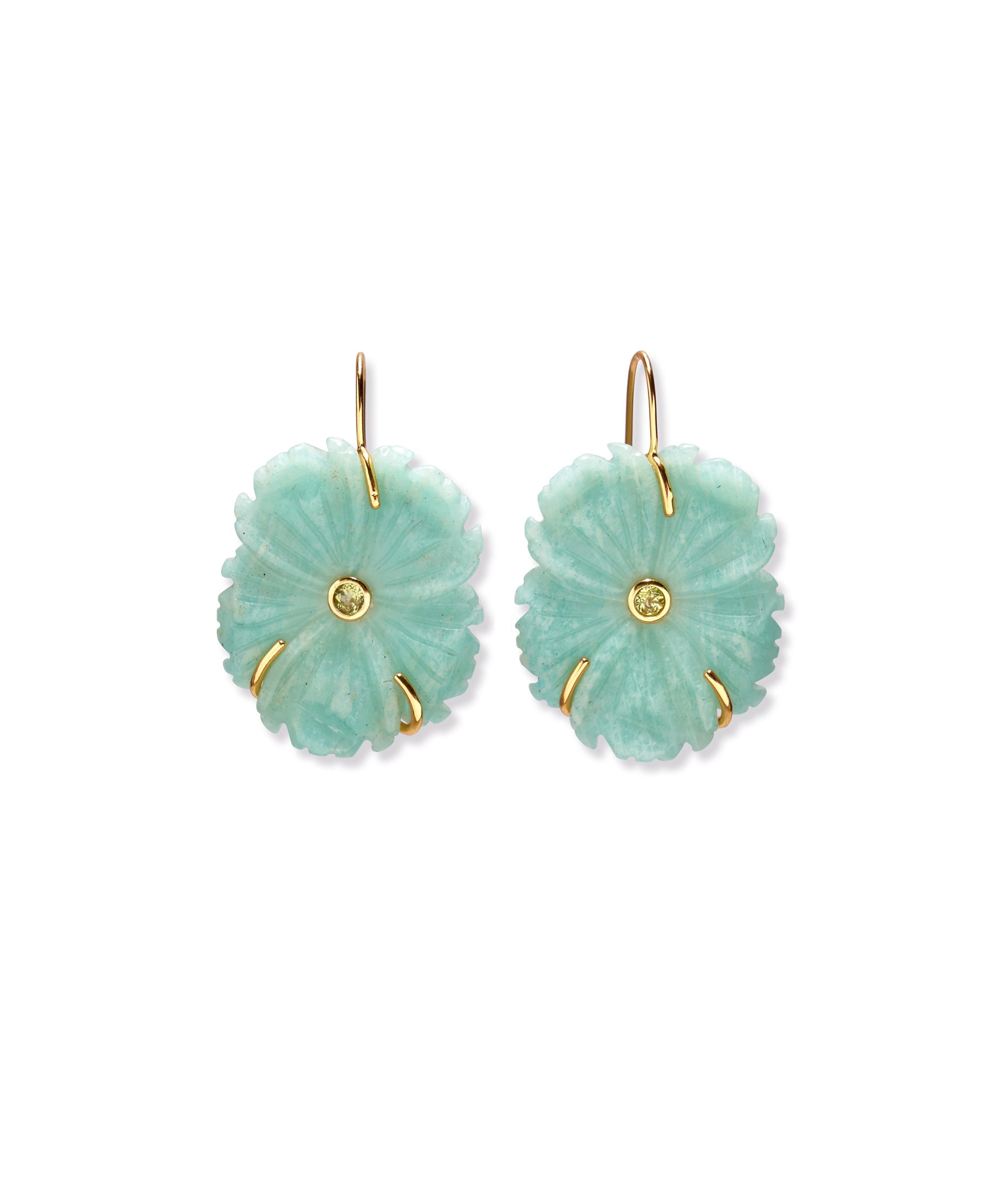 Pendientes New Bloom en espuma de mar 