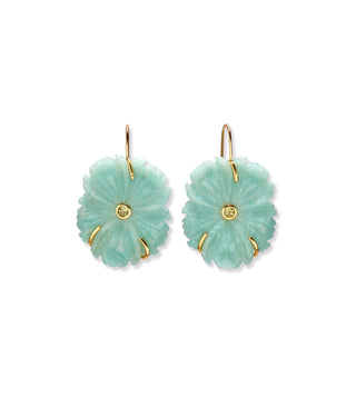 New Bloom Earrings in Sea Foam