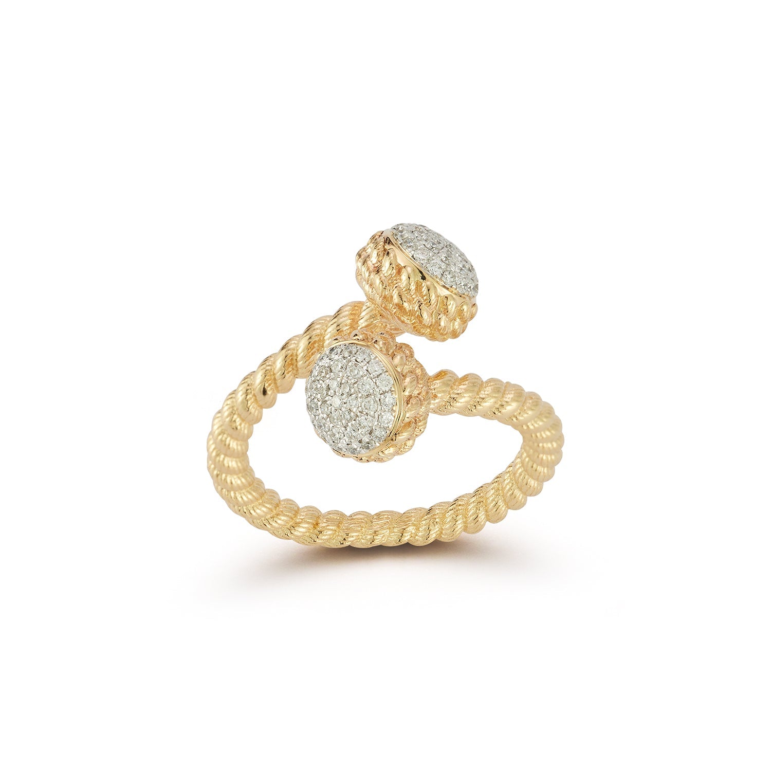 Leona Diamond Bypass Ring