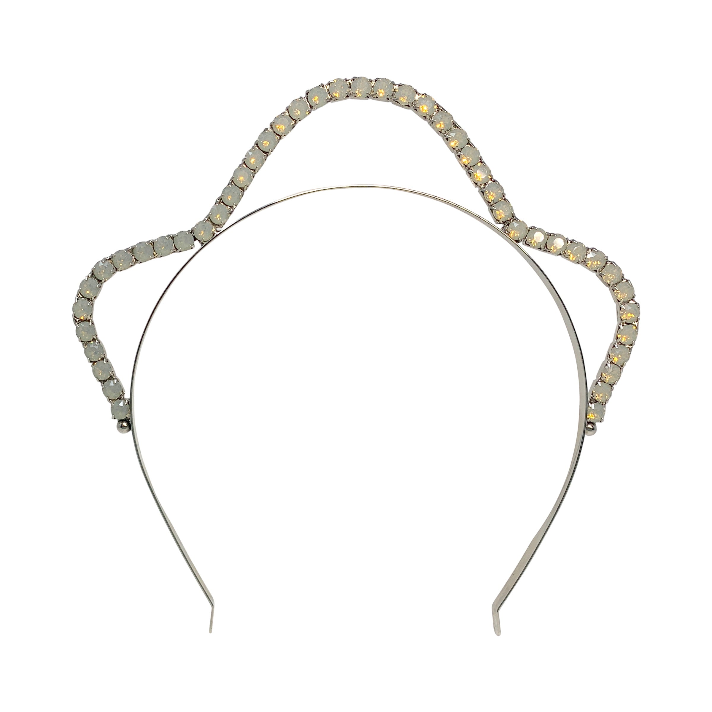 Josephine Tiara | Silver and Opal