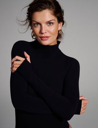 Ballet Long Sleeve Turtleneck Bodysuit