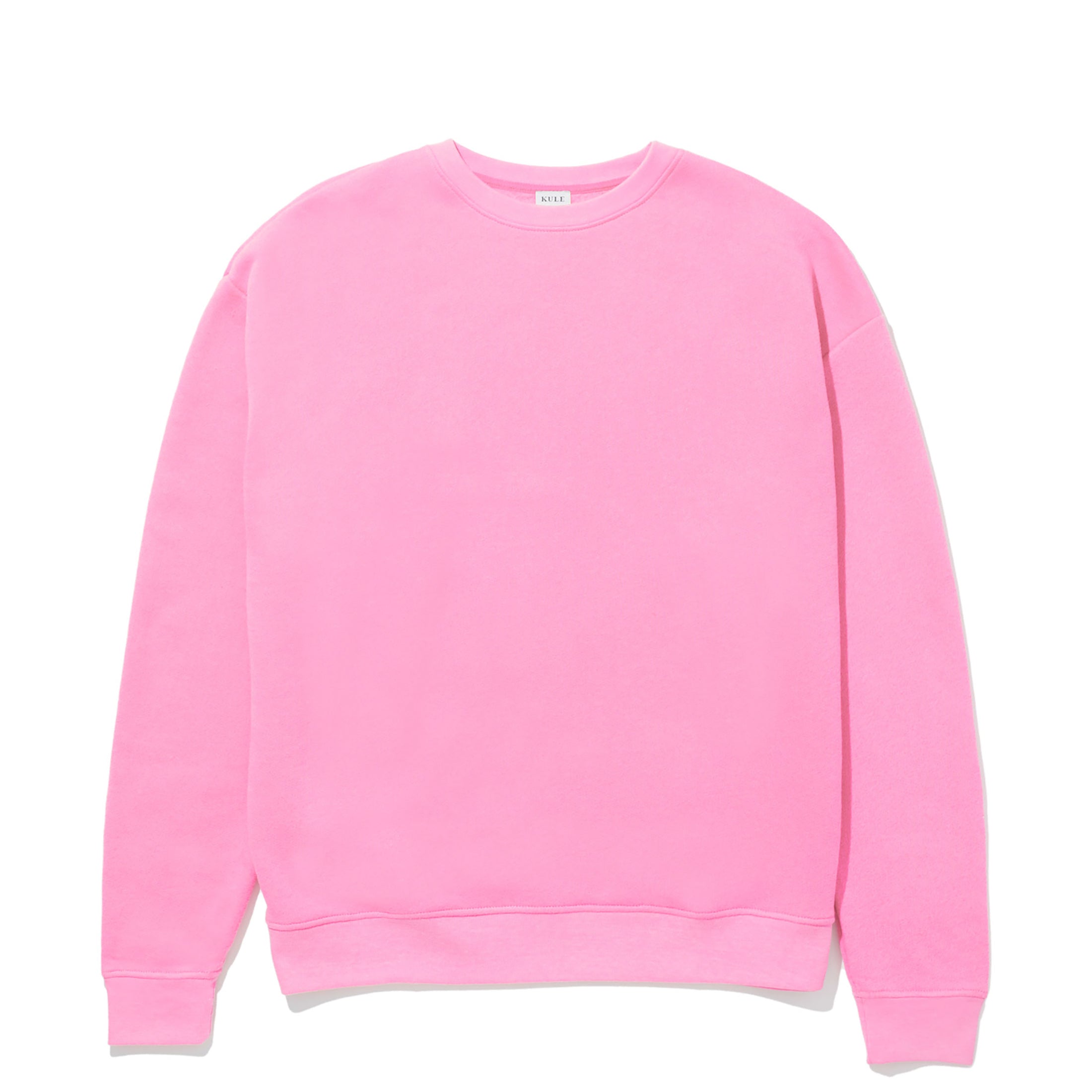 The Oversized Spongee Sweatshirt - Hot Pink