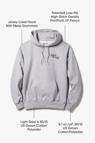 Shoe B´tch Hoodie In Grey