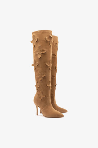 Julia Boot In Peanut Suede