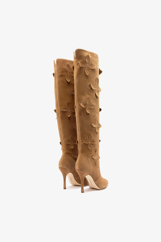 Julia Boot In Peanut Suede