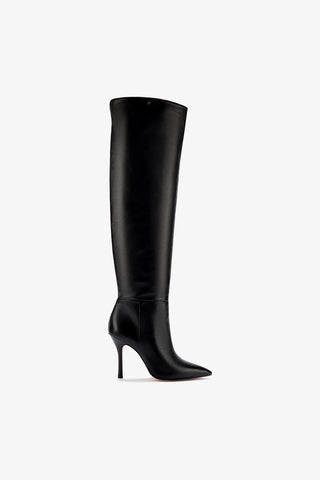 Kate Hi Boot In Black Leather