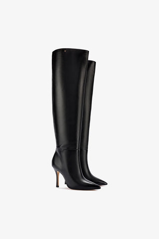 Kate Hi Boot In Black Leather