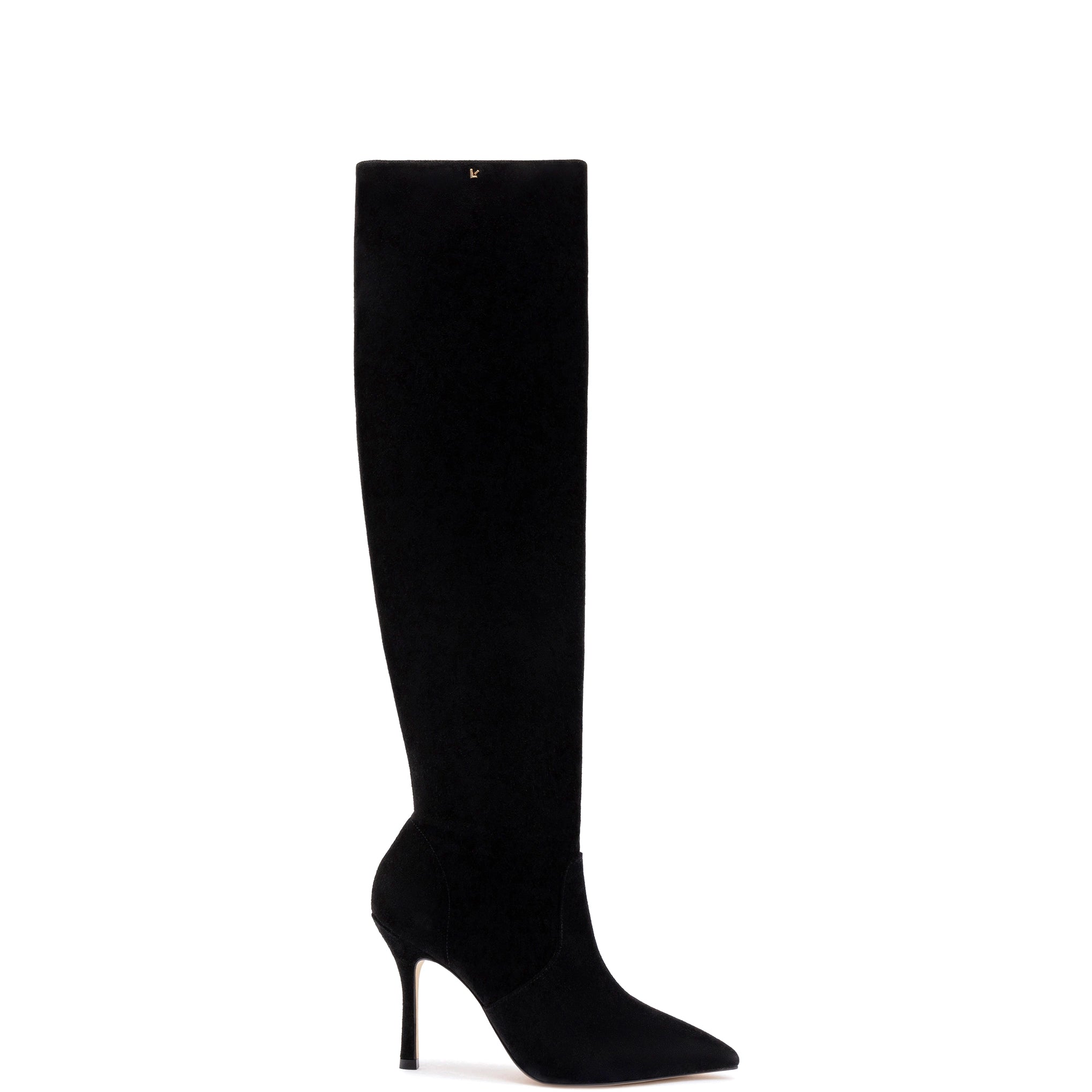 Kate Slouch Boot In Black Suede