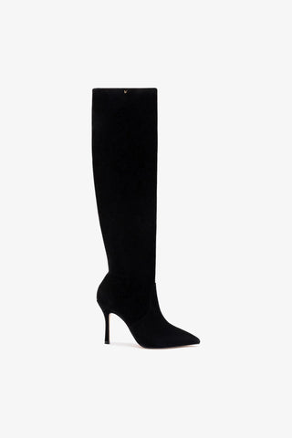 Kate Slouch Boot In Black Suede