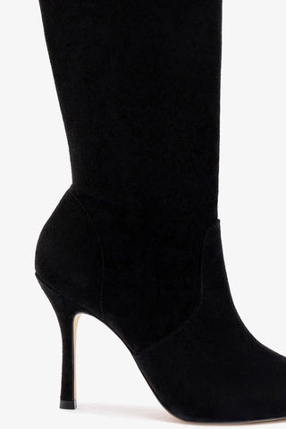 Kate Slouch Boot In Black Suede